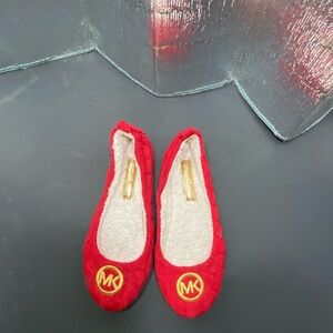 Michael Kors Red Slippers